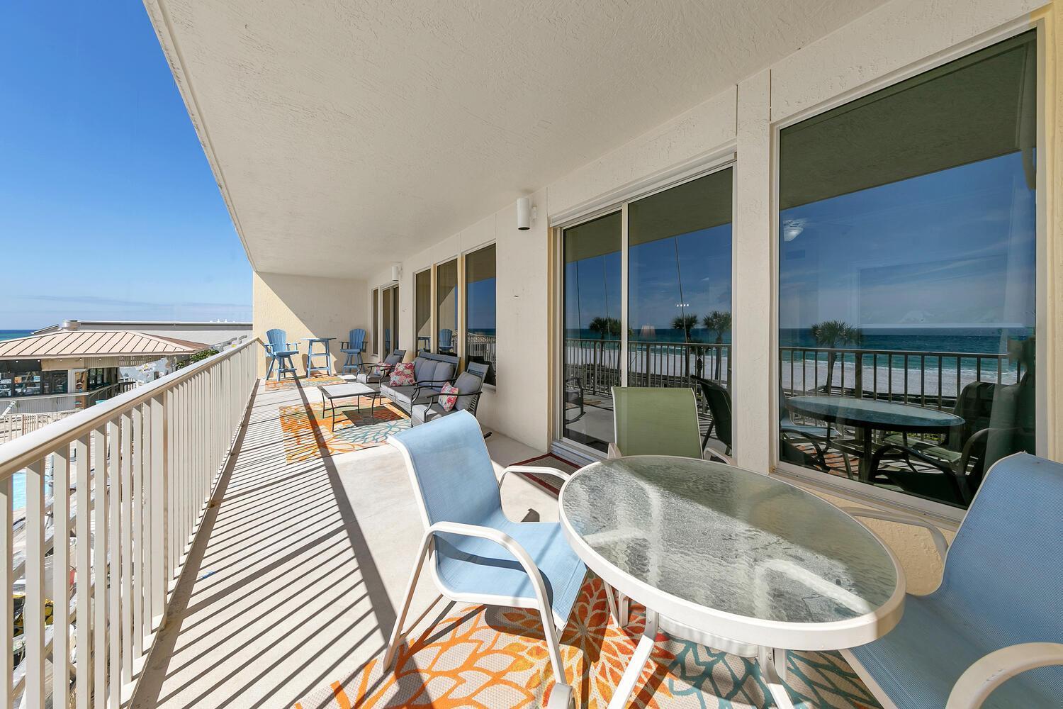 Gulf Crest 205 - Awesome Gulf Views - Huge Balcony Apartment Panama City Beach